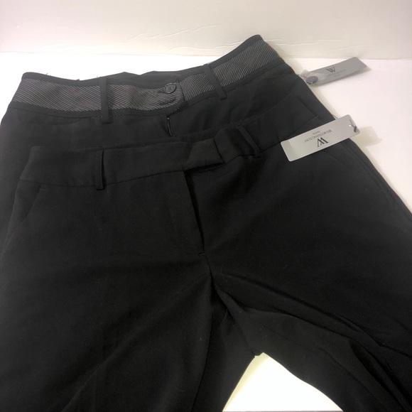 Worthington Modern Fit Petite NWT Black Pants x 2 - Picture 4 of 13